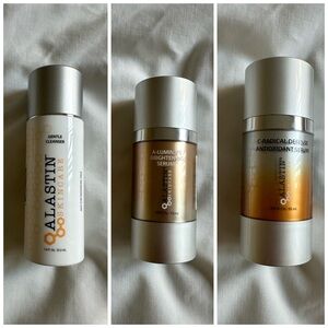 Alastin Bundle- Gentle Cleanser, Brightening Serum, Antioxidant Serum Worth $204